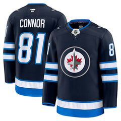 NHL Navy Kyle Connor Winnipeg Jets Fanatics Home Premium Jersey