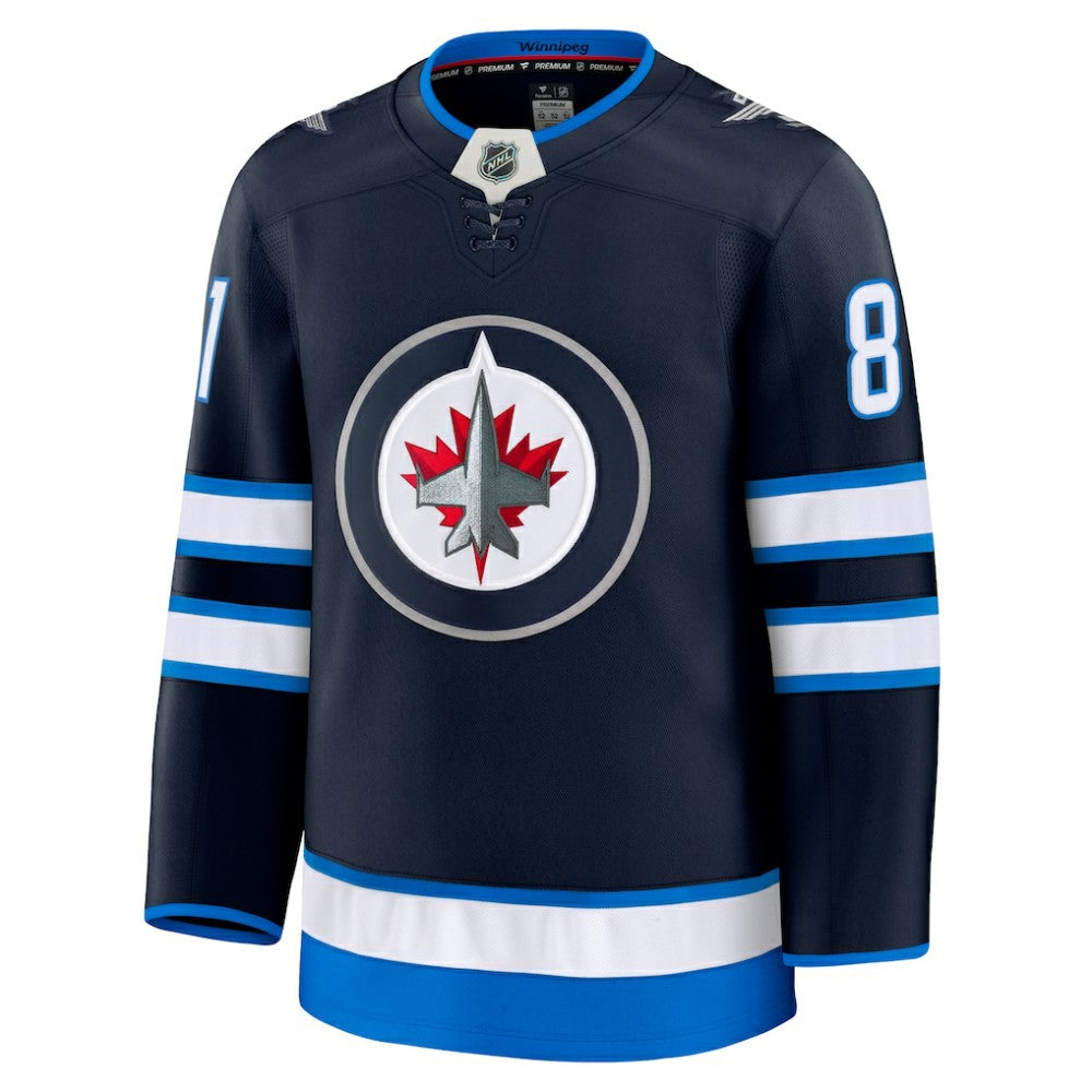 NHL Navy Kyle Connor Winnipeg Jets Fanatics Home Premium Jersey