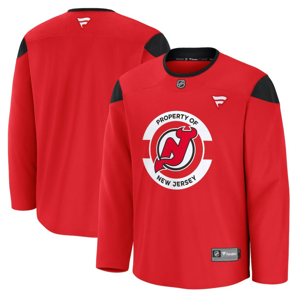NHL Red New Jersey Devils Fanatics Practice Jersey