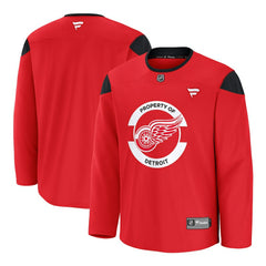 NHL Red Detroit Red Wings Fanatics Practice Jersey