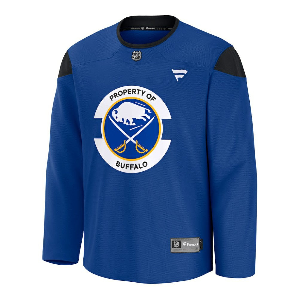 NHL Royal Buffalo Sabres Fanatics Practice Jersey