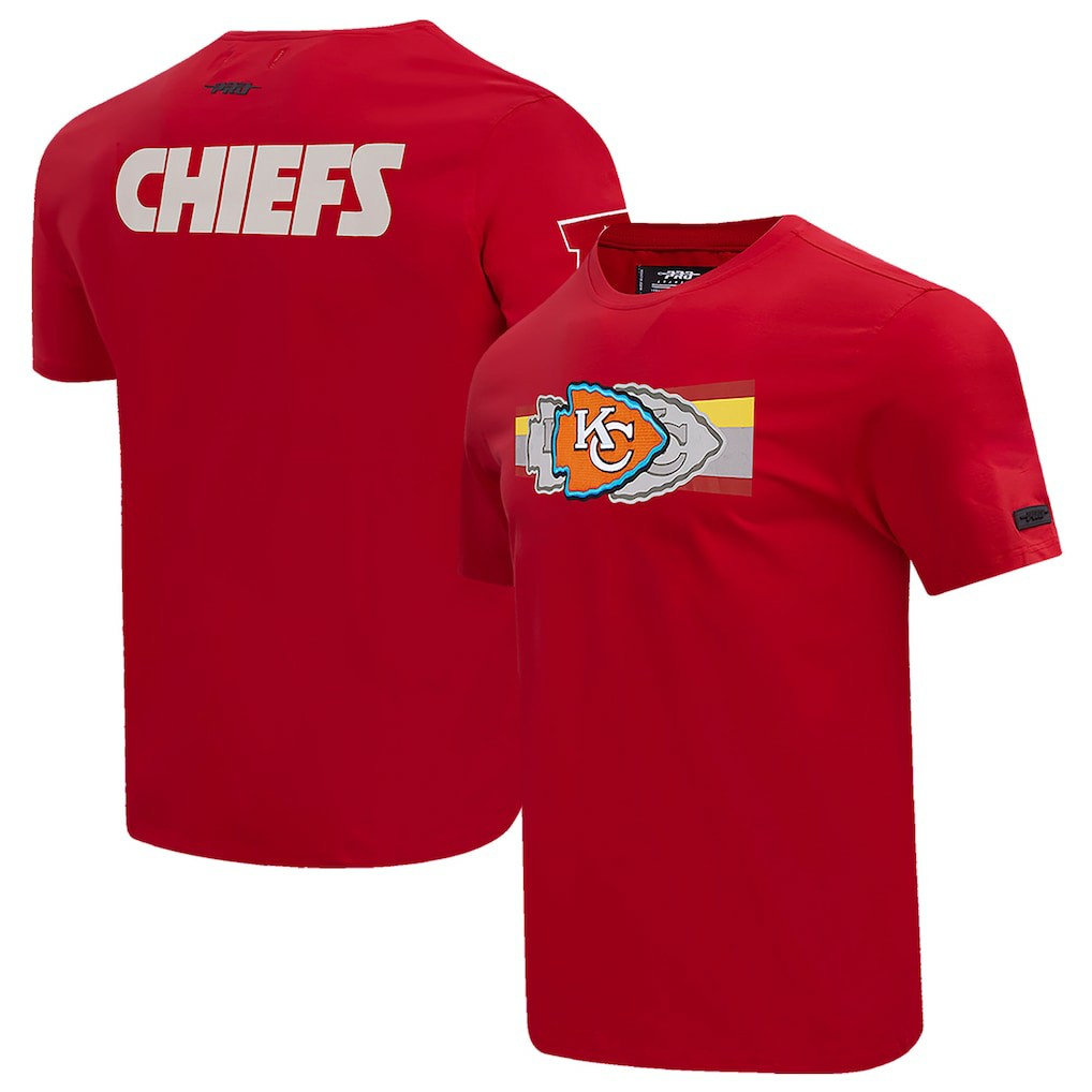 Pro Standard Retro Striper T-Shirt - Kansas City Chiefs