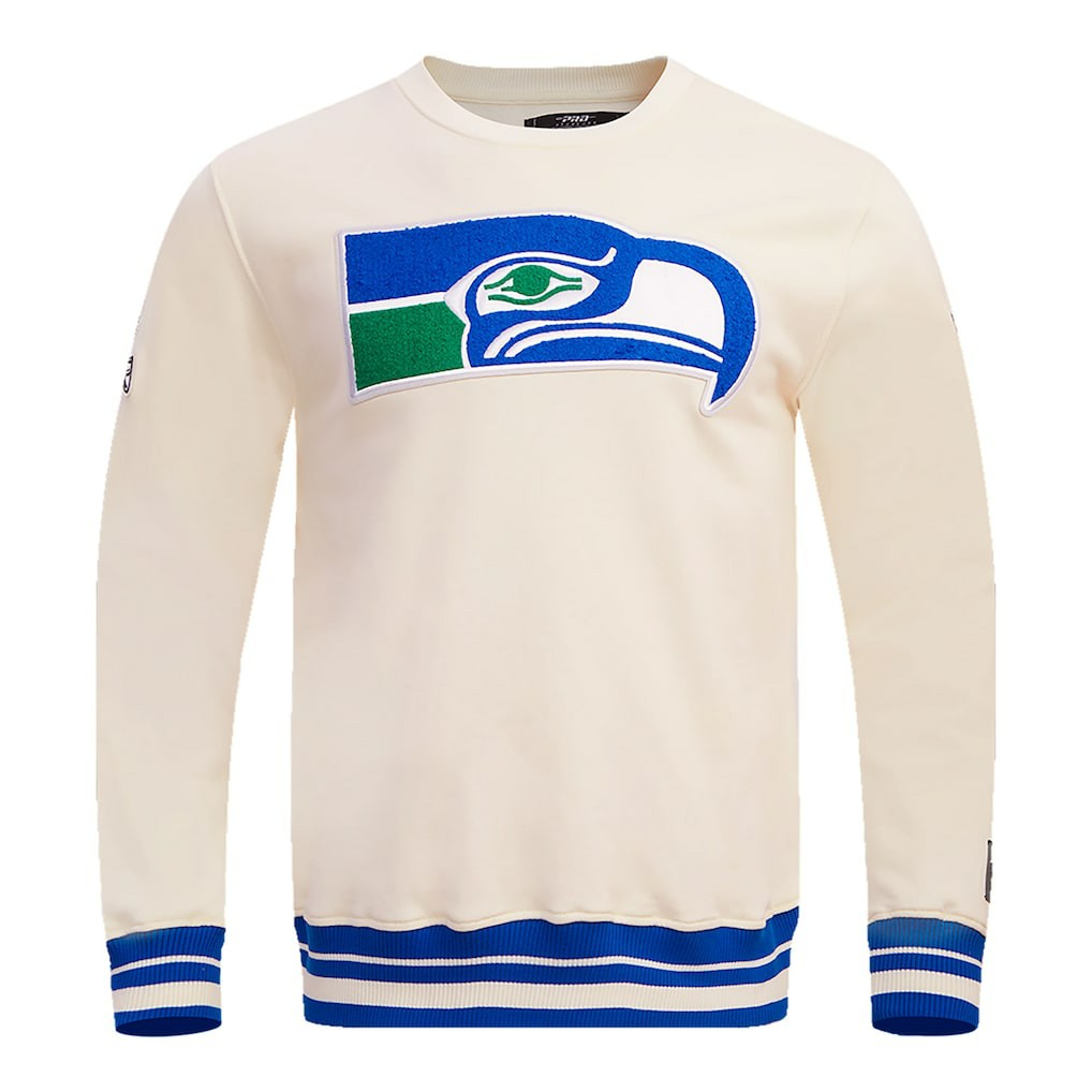 Pro Standard Retro Classics Fleece Pullover Sweatshirt - Seattle Seahawks