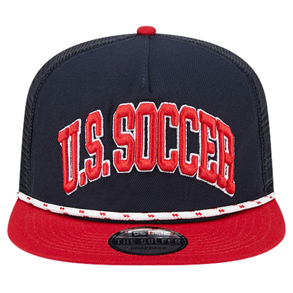 USWNT New Era Throwback Golfer Snapback Hat - New Era Navy