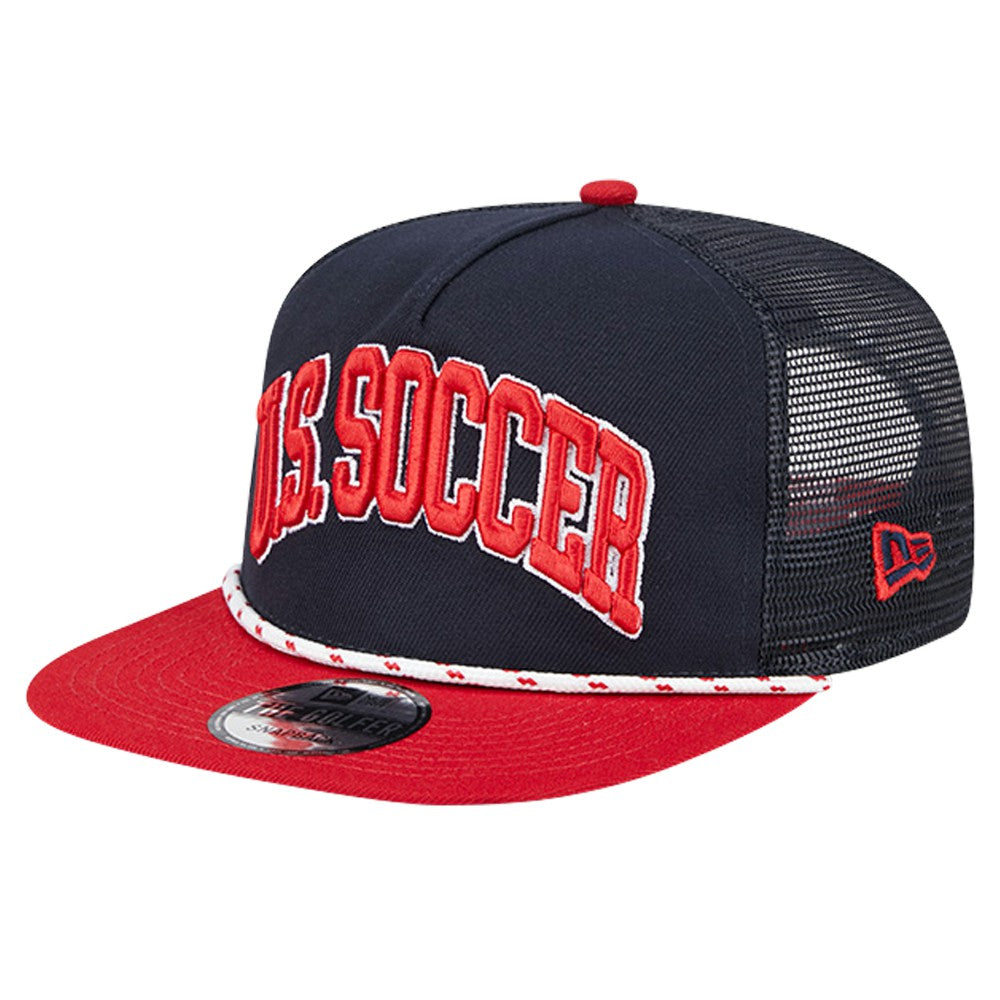 USWNT New Era Throwback Golfer Snapback Hat - New Era Navy