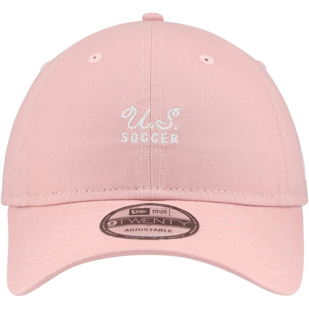 USMNT New Era Women's Throwback 9TWENTY Adjustable Hat - New Era Pink
