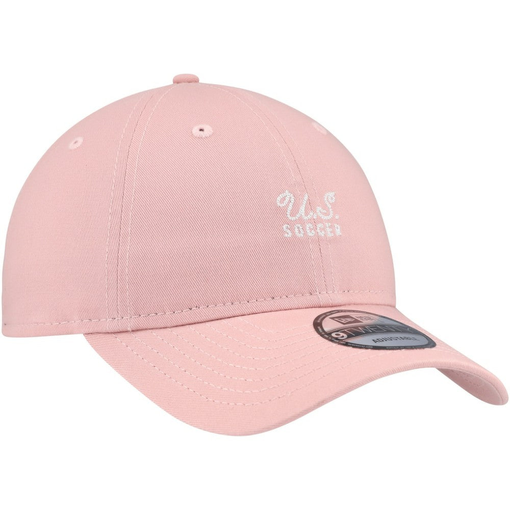 USMNT New Era Women's Throwback 9TWENTY Adjustable Hat - New Era Pink