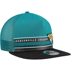 Half Stripe Trucker A-Frame 9FIFTY Snapback Hat - Jacksonville Jaguars
