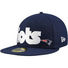 Checkered Undervisor 59FIFTY Fitted Hat - New England Patriots