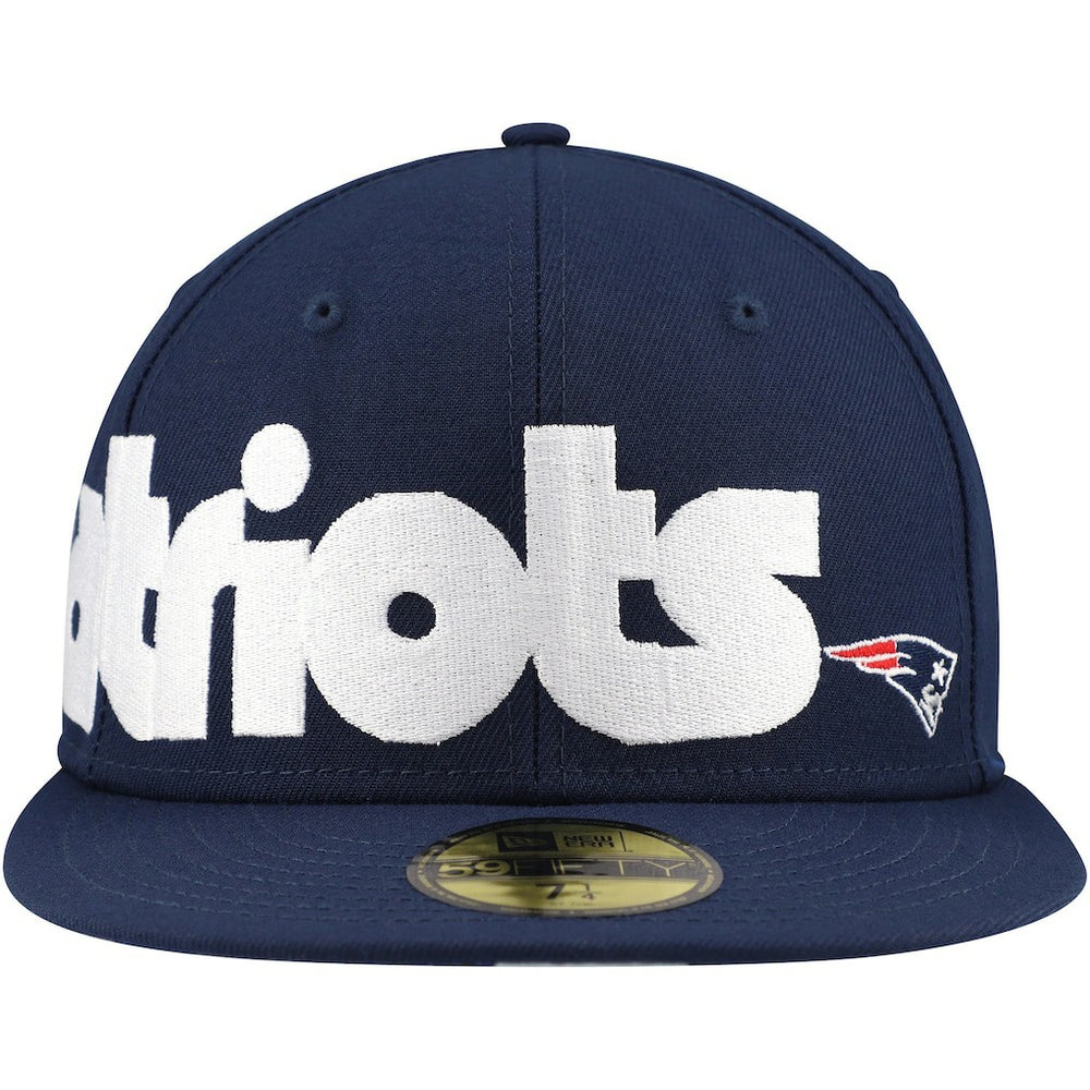 Checkered Undervisor 59FIFTY Fitted Hat - New England Patriots