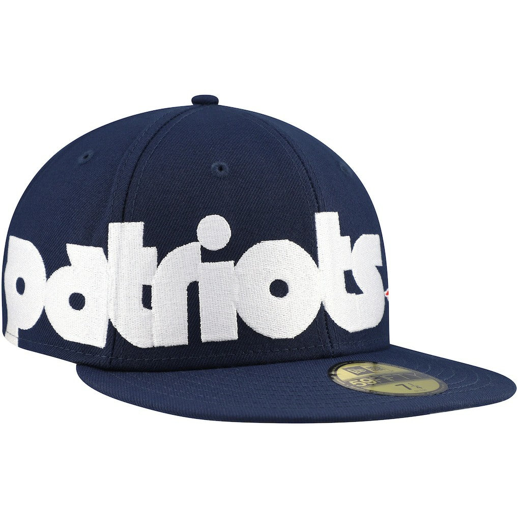 Checkered Undervisor 59FIFTY Fitted Hat - New England Patriots