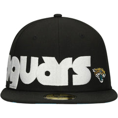 Checkered Undervisor 59FIFTY Fitted Hat - Jacksonville Jaguars