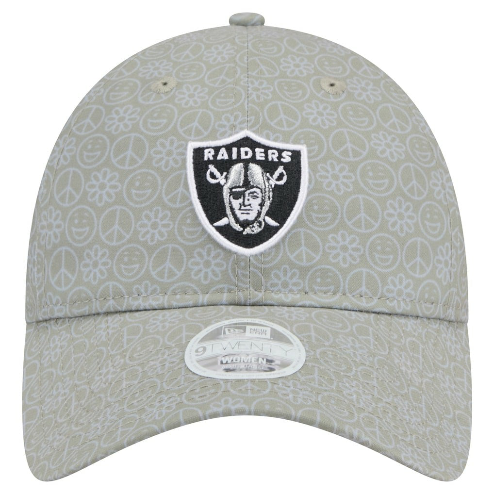 Women's Smiley 9TWENTY Adjustable Hat - Las Vegas Raiders