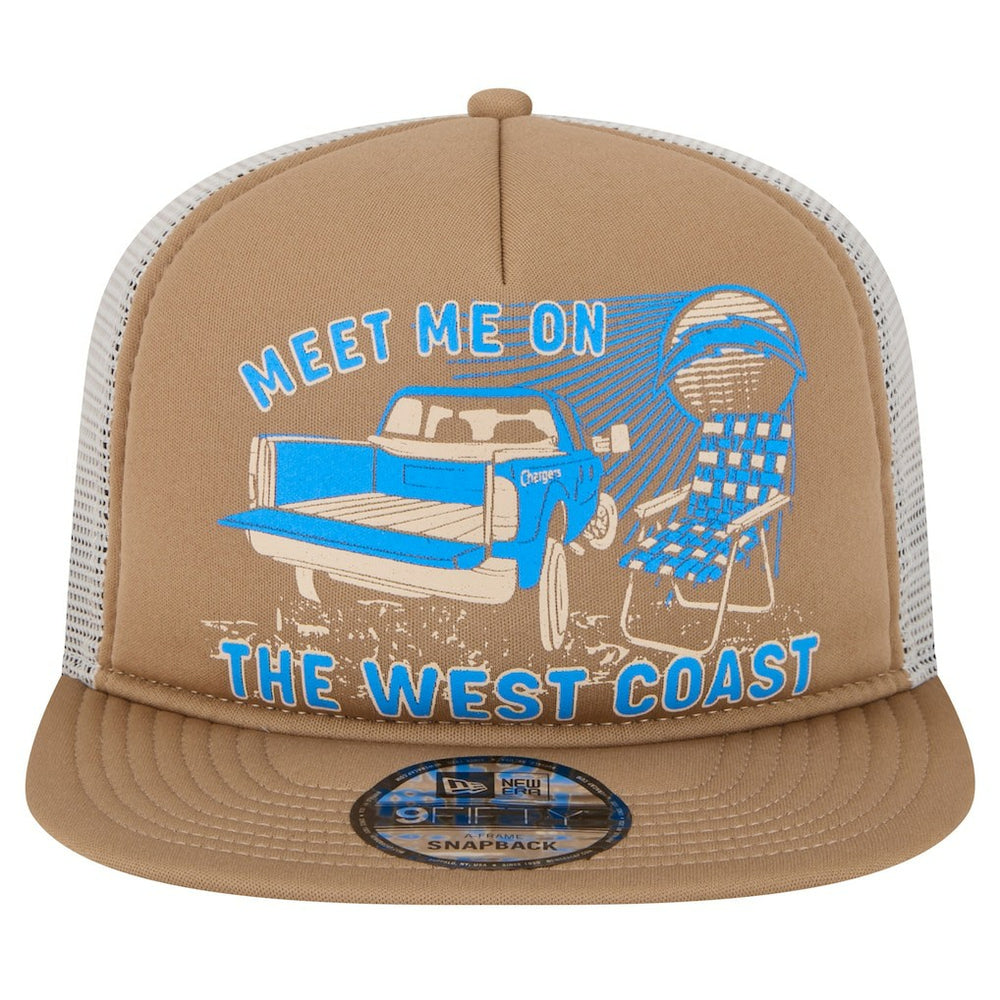 Meet Me 9FIFTY Snapback Hat - Los Angeles Chargers