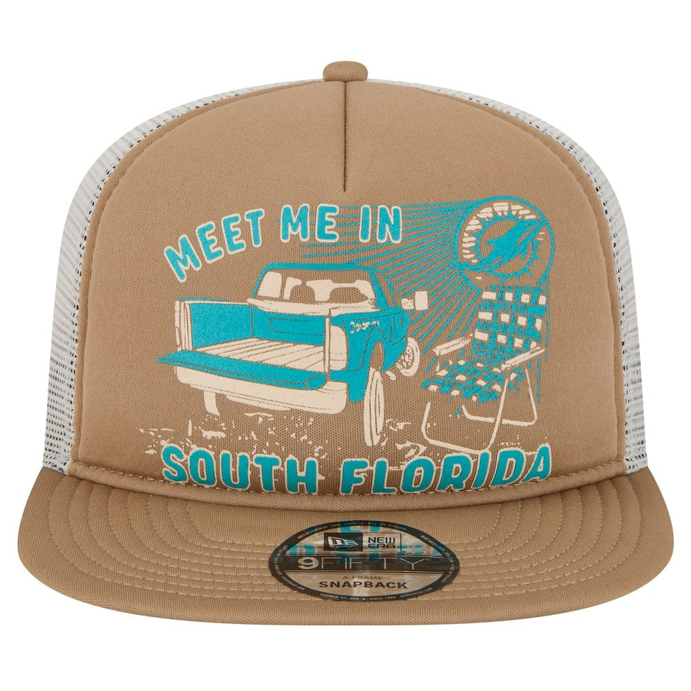 Meet Me 9FIFTY Snapback Hat - Miami Dolphins