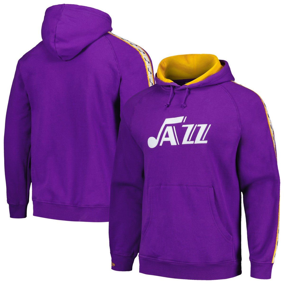 NBA Utah Jazz Hardwood Classics Nights Raglan Pullover Hoodie