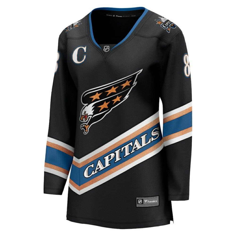 NHL Black Alexander Ovechkin Washington Capitals Fanatics Women's 50th Anniversary Breakaway Jersey