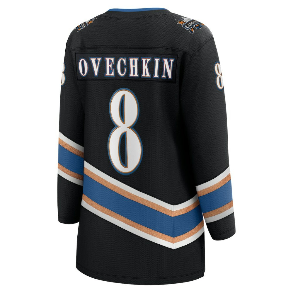 NHL Black Alexander Ovechkin Washington Capitals Fanatics Women's 50th Anniversary Breakaway Jersey