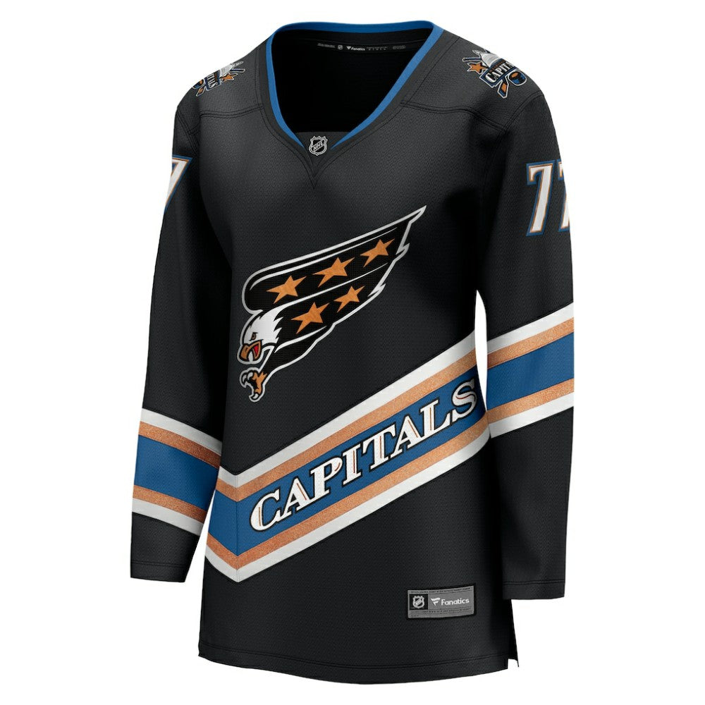 NHL Black TJ Oshie Washington Capitals Fanatics Women's 50th Anniversary Breakaway Jersey