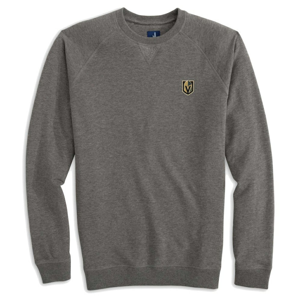 NHL Gray Vegas Golden Knights johnnie-O Freeman Tri-Blend Raglan Pullover Sweatshirt