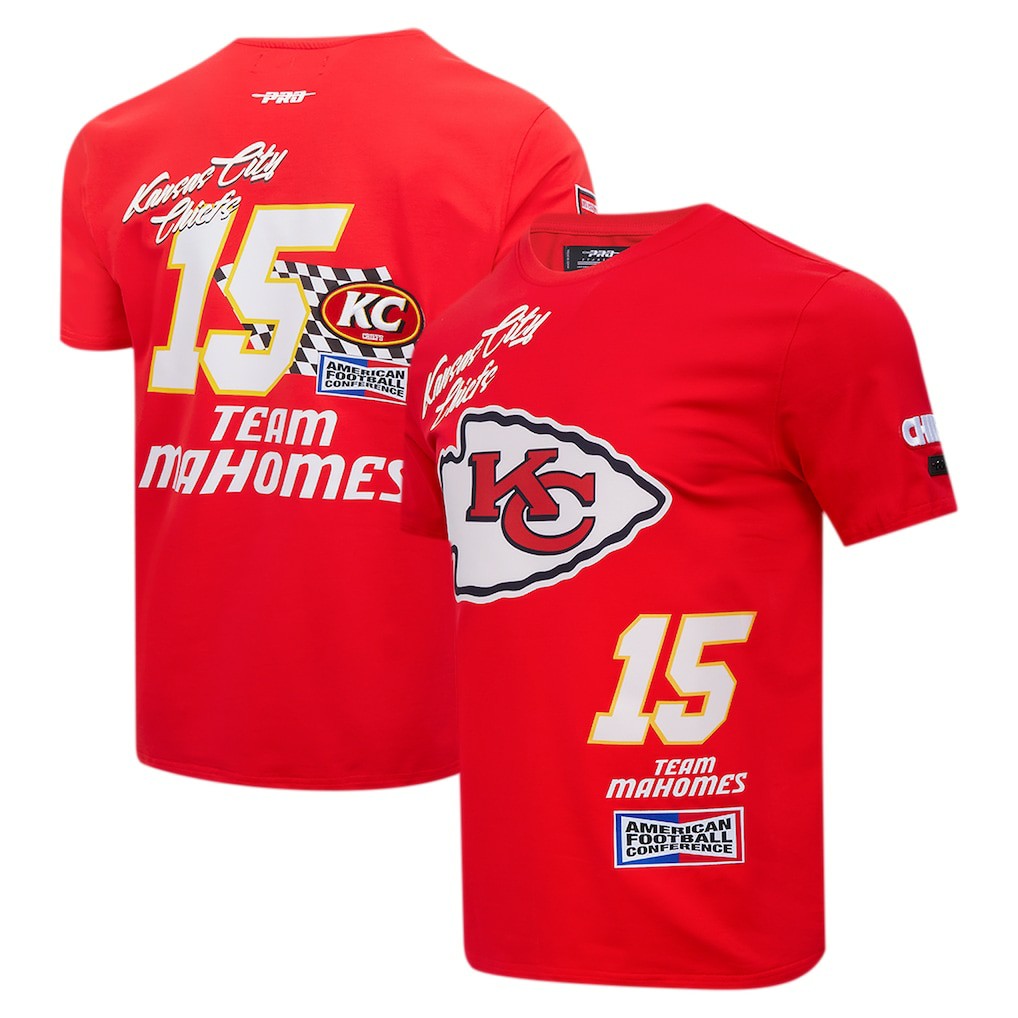 Patrick Mahomes  Pro Standard Fast Lane Name & Number Player T-Shirt - Kansas City Chiefs