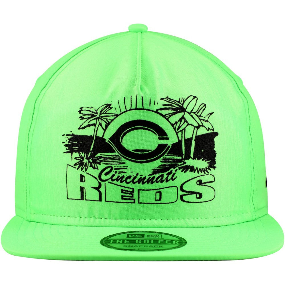 MLB Cincinnati Reds New Era Neon Golfer Snapback Hat