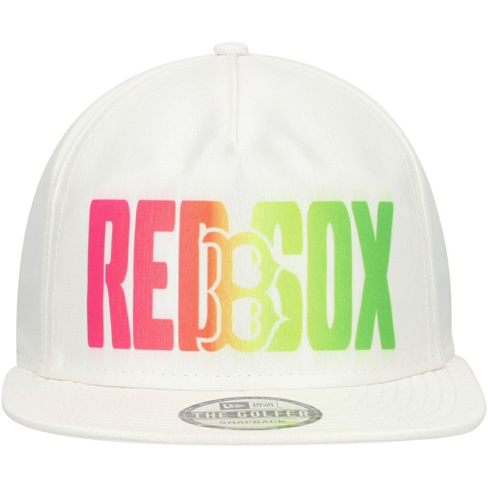 MLB Boston Red Sox New Era Spring Spectrum Golfer Snapback Hat