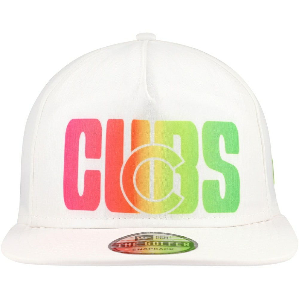 MLB Chicago Cubs New Era Spring Spectrum Golfer Snapback Hat