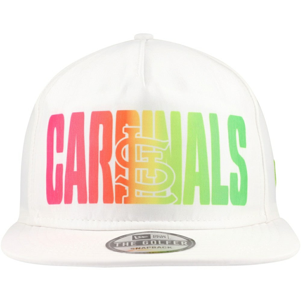 MLB St. Louis Cardinals New Era Spring Spectrum Golfer Snapback Hat