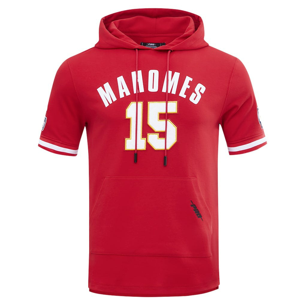 Patrick Mahomes  Pro Standard Player Name & Number Hoodie T-Shirt - Kansas City Chiefs