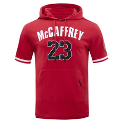 Christian McCaffrey  Pro Standard Player Name & Number Hoodie T-Shirt - San Francisco 49ers