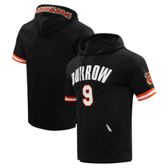Joe Burrow  Pro Standard Player Name & Number Hoodie T-Shirt - Cincinnati Bengals