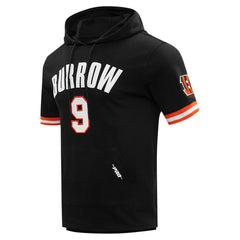 Joe Burrow  Pro Standard Player Name & Number Hoodie T-Shirt - Cincinnati Bengals