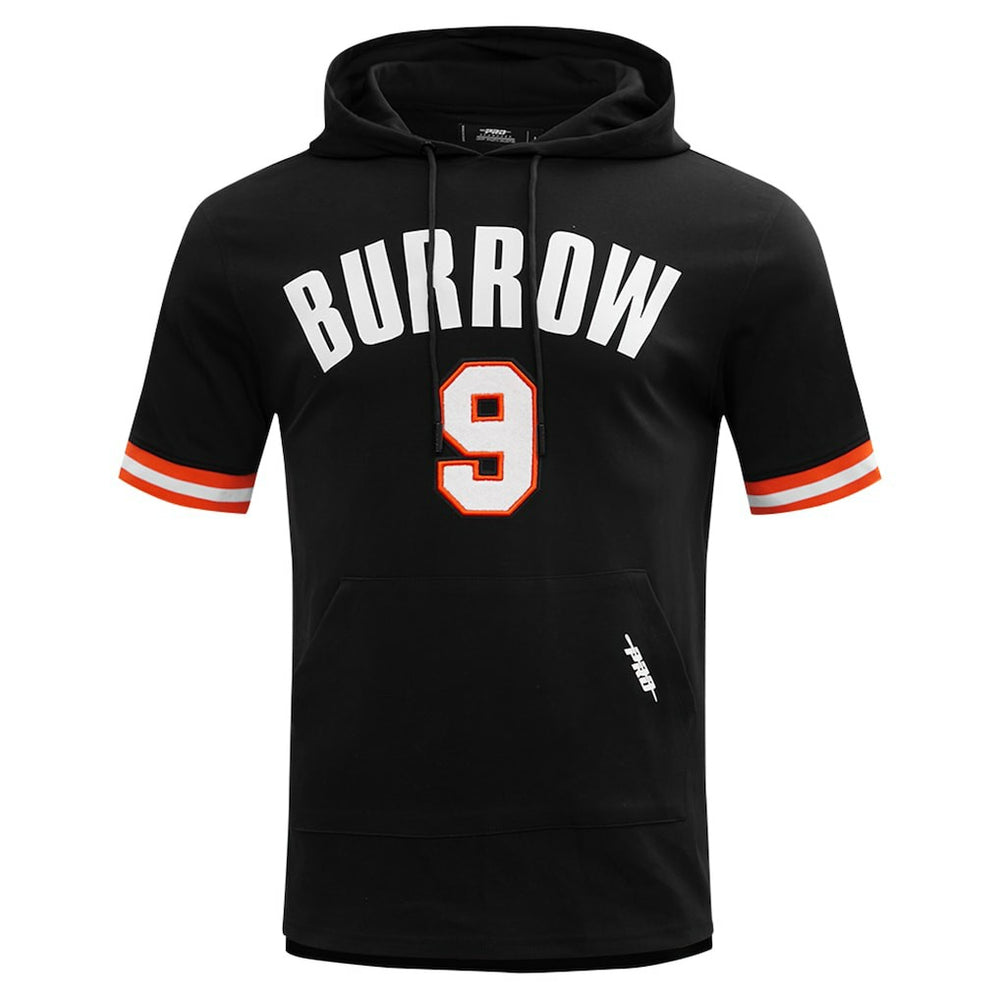 Joe Burrow  Pro Standard Player Name & Number Hoodie T-Shirt - Cincinnati Bengals
