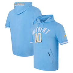 Justin Herbert  Pro Standard Player Name & Number Hoodie T-Shirt - Los Angeles Chargers