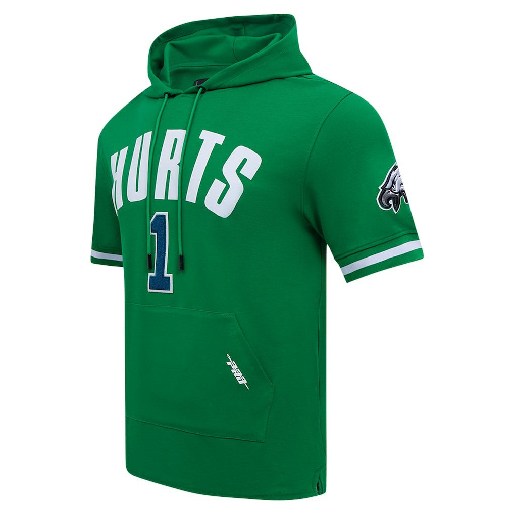 Jalen Hurts  Pro Standard Player Name & Number Hoodie T-Shirt - Philadelphia Eagles