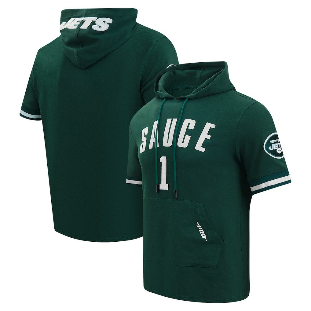Ahmad Sauce Gardner  Pro Standard Player Name & Number Hoodie T-Shirt - New York Jets