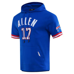 Josh Allen  Pro Standard Player Name & Number Hoodie T-Shirt - Buffalo Bills