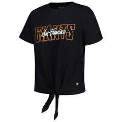 MLB San Francisco Giants The Wild Collective Women's Twist Front T-Shirt