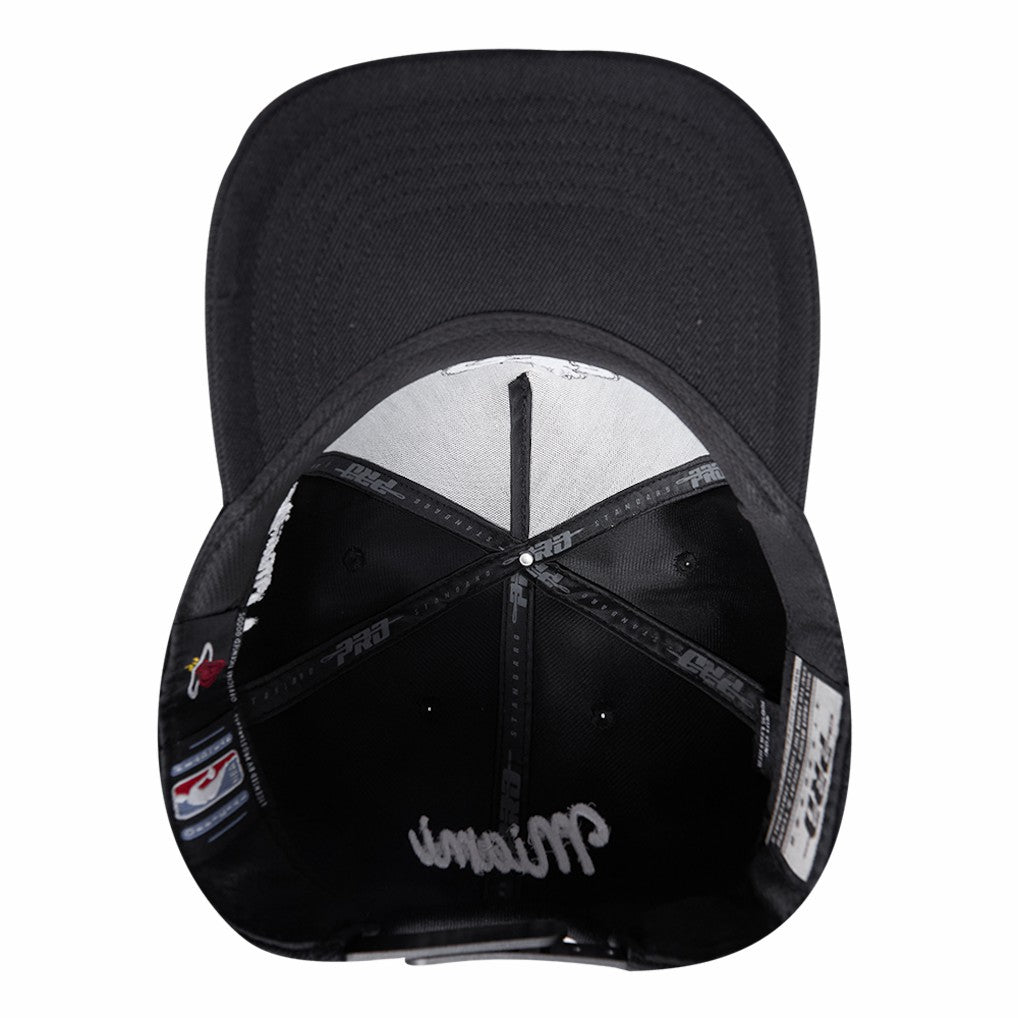 NBA Miami Heat Pro Standard Paint the City Pinch Front Snapback Hat