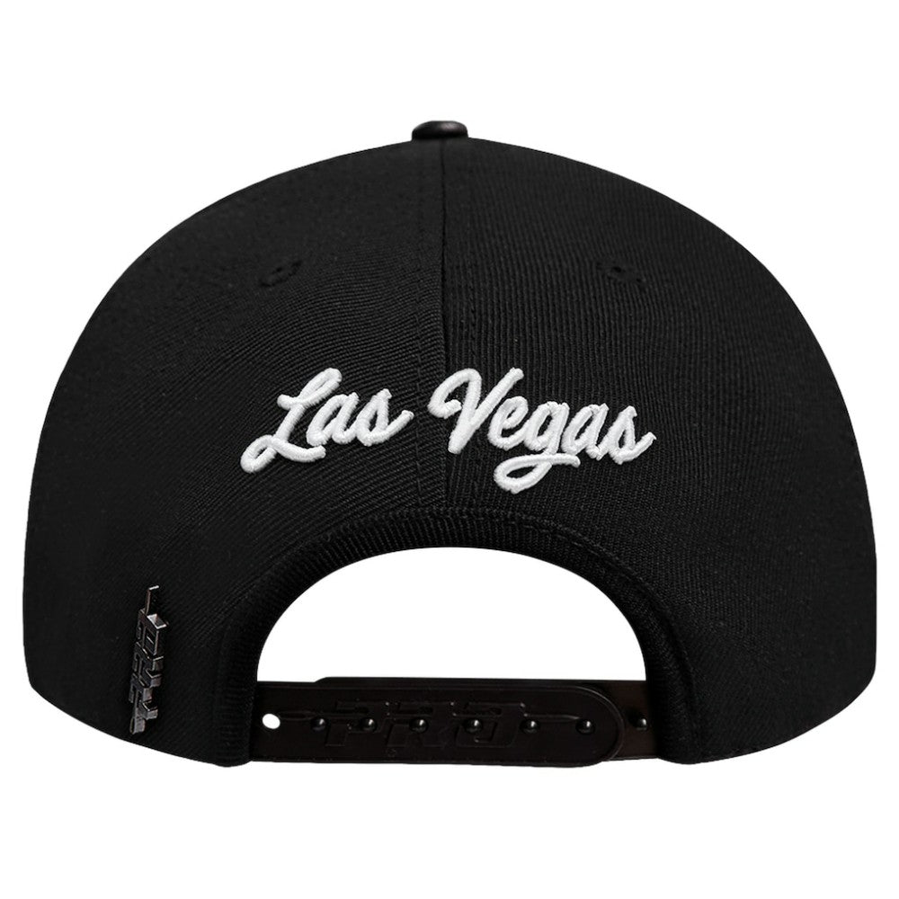NHL Black Vegas Golden Knights Pro Standard Paint the City Pinch Front Snapback Hat