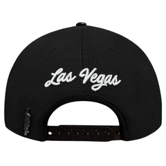 NHL Black Vegas Golden Knights Pro Standard Paint the City Pinch Front Snapback Hat