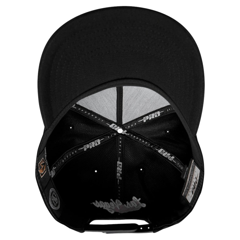 NHL Black Vegas Golden Knights Pro Standard Paint the City Pinch Front Snapback Hat
