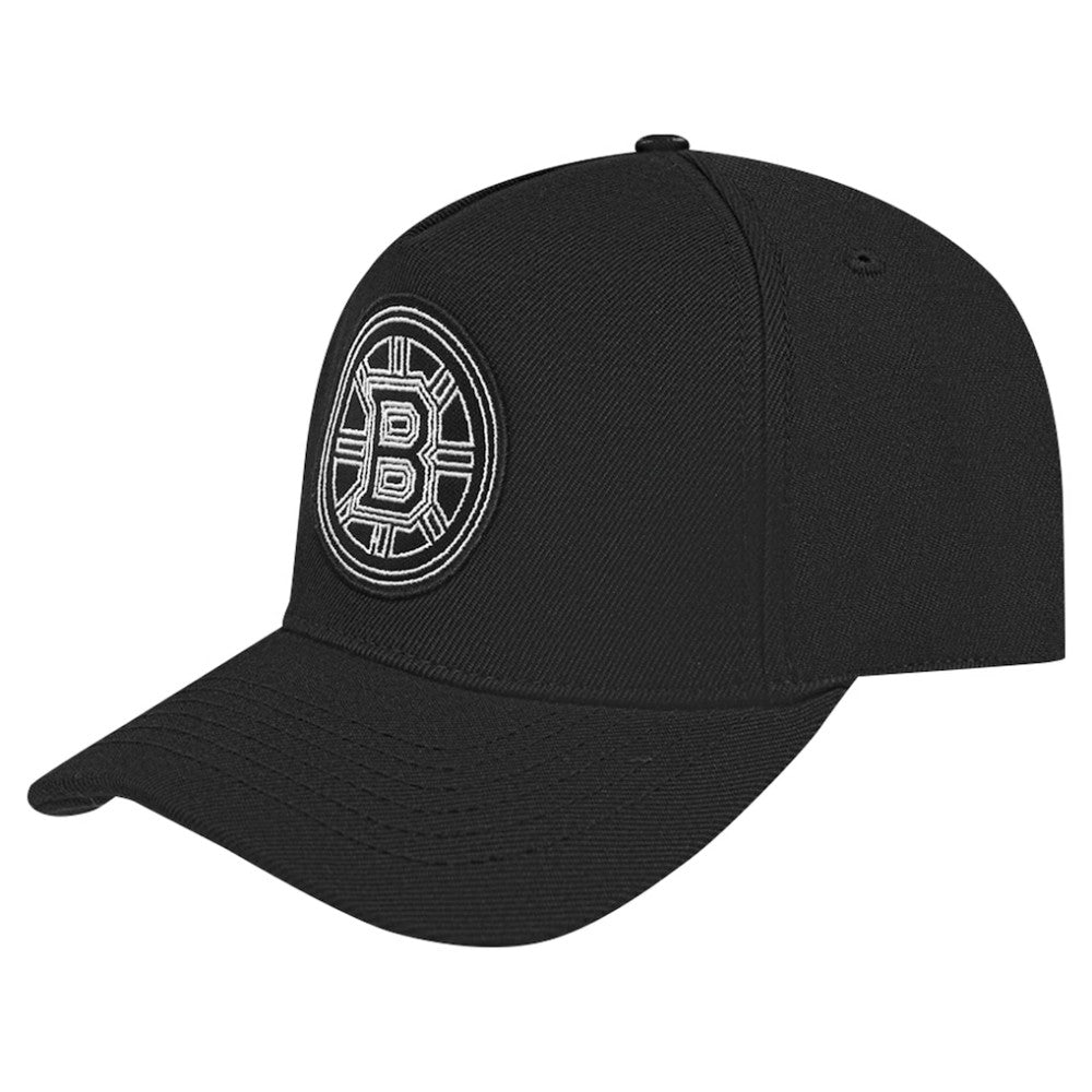 NHL Black Boston Bruins Pro Standard Paint the City Pinch Front Snapback Hat