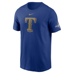 MLB Texas Rangers Nike 2024 Gold Collection Logo T-Shirt