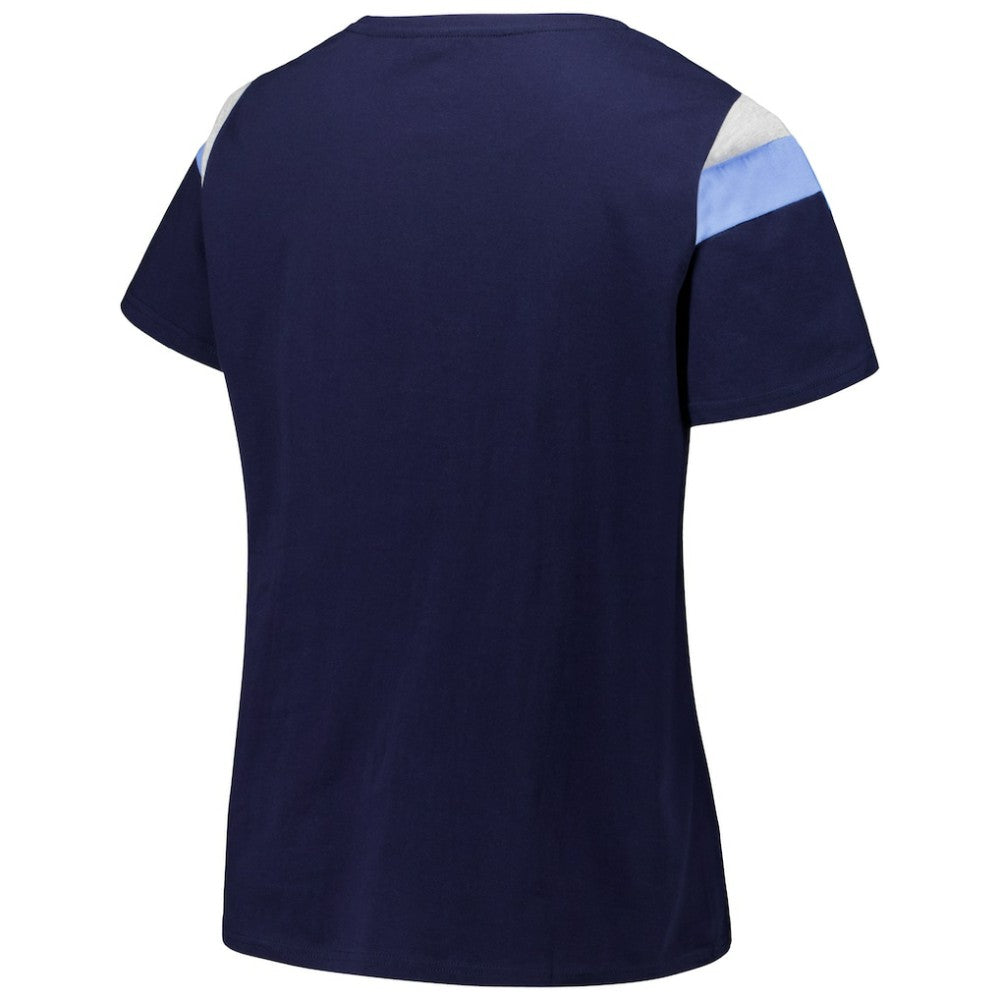MLB Tampa Bay Rays Profile Women's Plus Size Scoop Neck T-Shirt