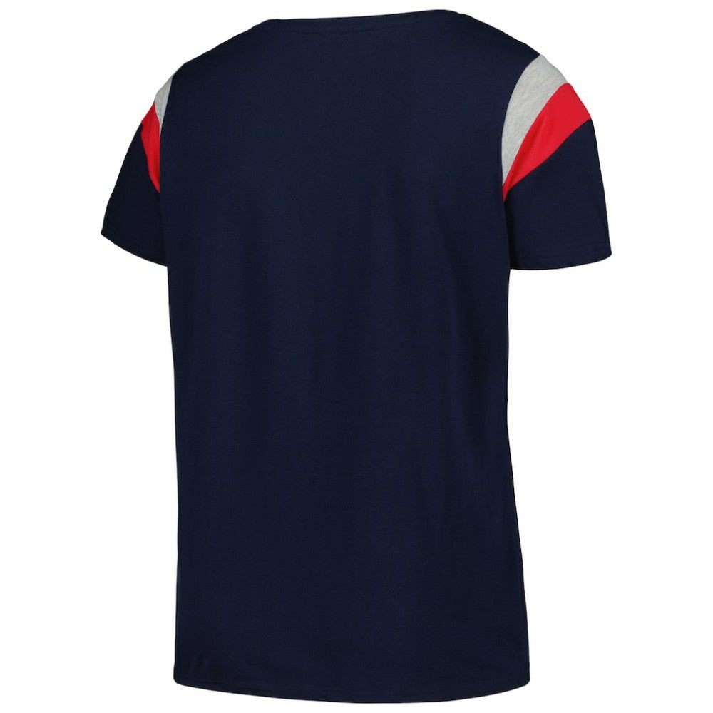 MLB Atlanta Braves Profile Women's Plus Size Scoop Neck T-Shirt