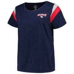 MLB Cleveland Guardians Profile Women's Plus Size Scoop Neck T-Shirt