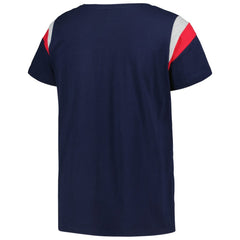 MLB Cleveland Guardians Profile Women's Plus Size Scoop Neck T-Shirt