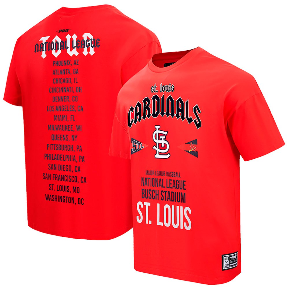 MLB St. Louis Cardinals Pro Standard Oversized City Tour T-Shirt